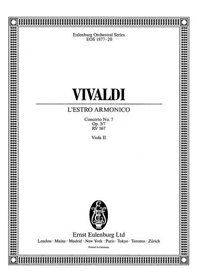 A. Vivaldi: Concerto F-Dur L'Estro Armonico o, StroBc (Vla2)