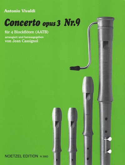 A. Vivaldi: Concerto Grosso D-Dur Op 3/9 Rv 230 F 1/178 T 41