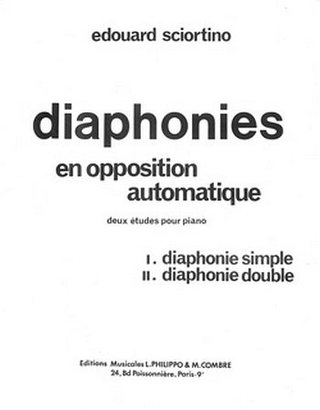 Diaphonies (2 études) Op.11, Klav