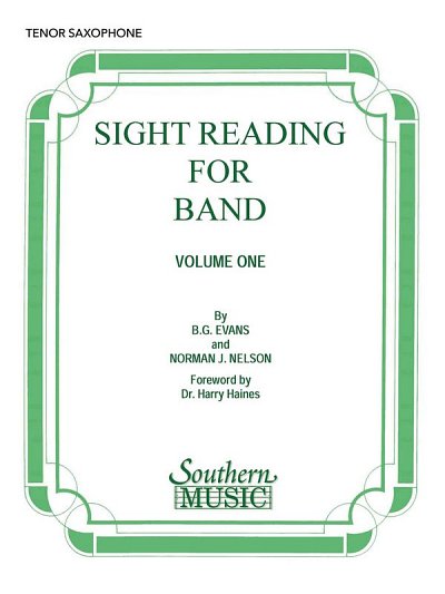 Sight Reading for Band, Book 1 (Tsax)
