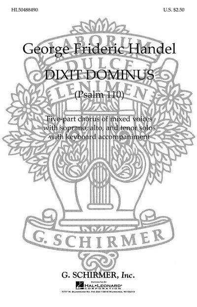 G.F. Händel: Dixit Dominus - First Movement, GchKlav (Chpa)