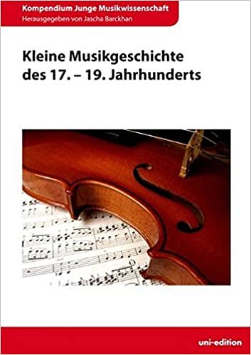 J. Barckhan: Kleine Musikgeschichte des 17. - 19. Jahrh (Bu)