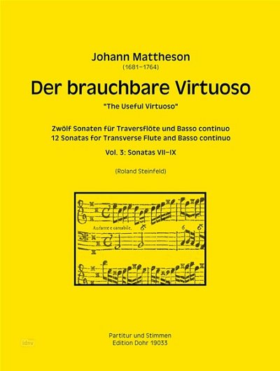 J. Mattheson: Der brauchbare Virtuoso 3, FlBc (Pa+St)