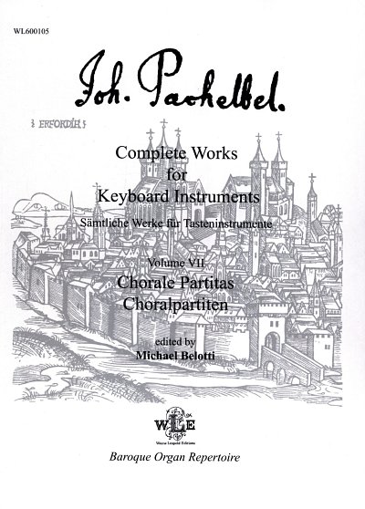 J. Pachelbel: Sämtliche Werke für Tasteninstrumente 7, Tast