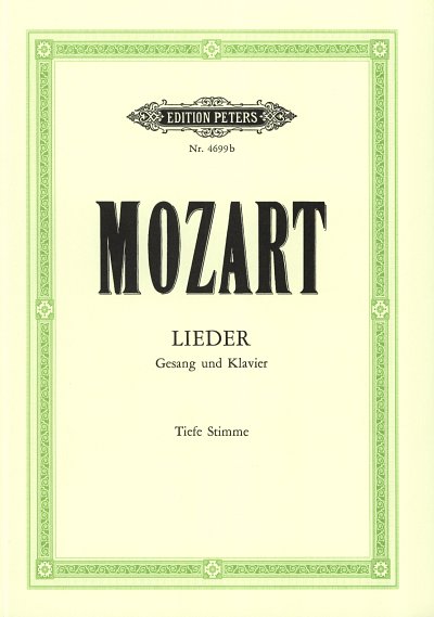 W.A. Mozart: Lieder, GesTiKlav (Klavpa)