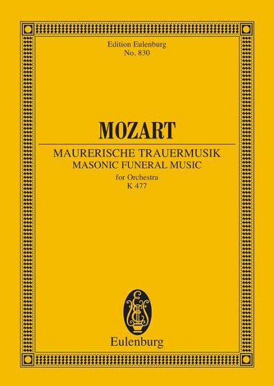 DL: W.A. Mozart: Maurerische Trauermusik, Orch (Stp)