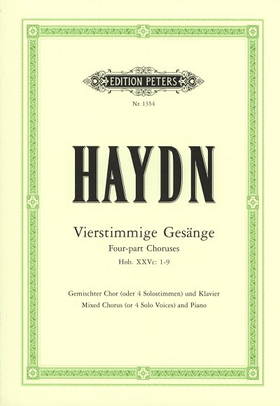 J. Haydn: Gesaenge Fuer Gemischten Chor