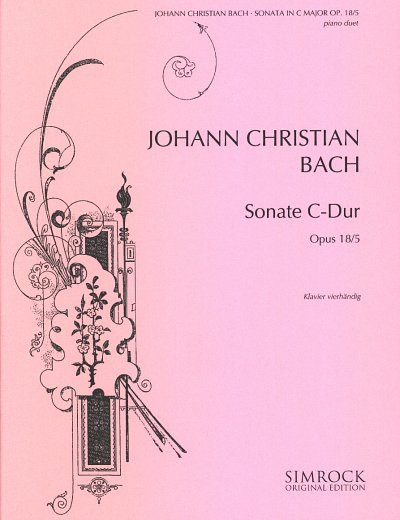 J.C. Bach: Sonate C-Dur op. 18/5 , Klav4m