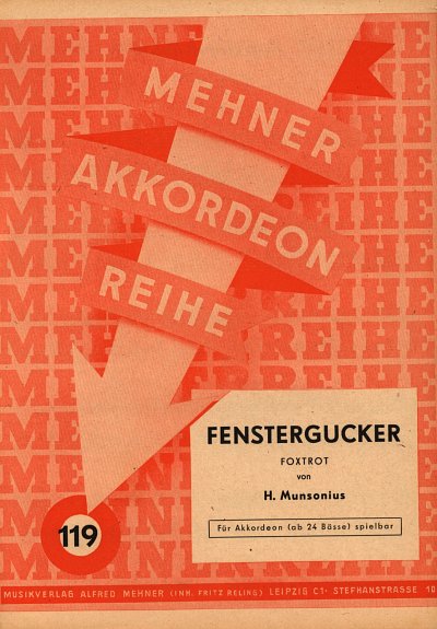 H. Musonius: Fenstergucker, Akk