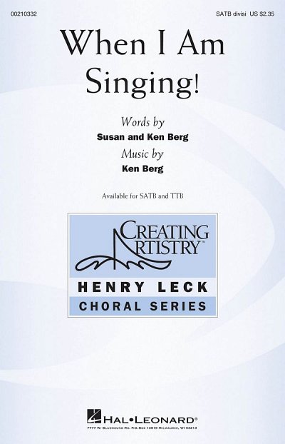 K. Berg: When I Am Singing!, GchKlav (Chpa)