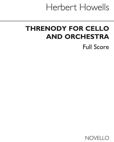 H. Howells: Threnody For Cello & Orchestra (Full Score)