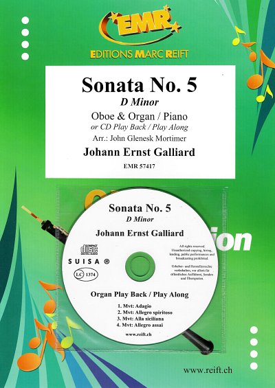 DL: J.E. Galliard: Sonata No. 5, ObKlv/Org