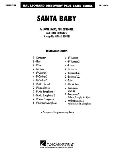 J. Javits: Santa Baby, Blaso (Part.)