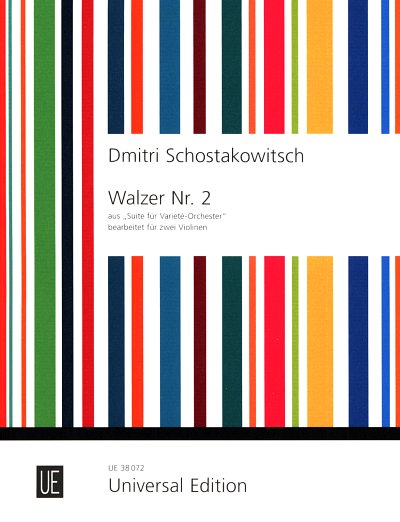 D. Schostakowitsch: Walzer Nr. 2, 2Vl (Sppa)
