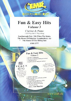 T. Barclay: Fun & Easy Hits Volume 3, KlarKlv (+CD)