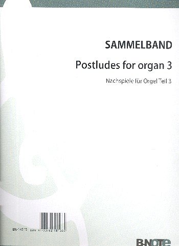 Diverse: Postludes for organ 3