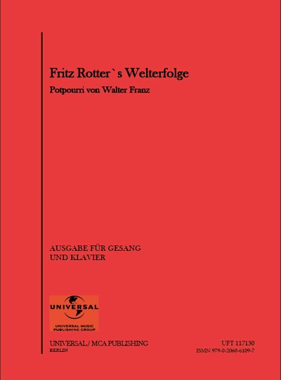 Fritz Rotter's Welterfolge, Klav