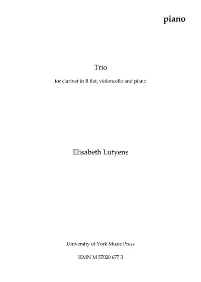 E. Lutyens: Trio Op.135