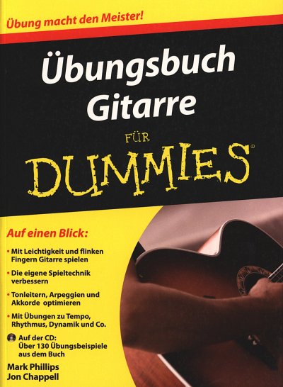 M. Phillips: Übungsbuch Gitarre für Dummies, Git (CD)