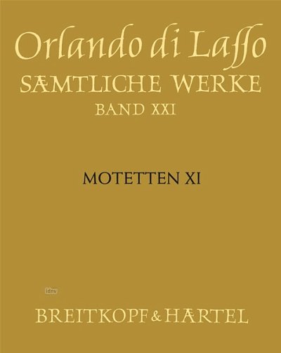 O. di Lasso: Sämtliche Werke Band 21, GchKlav (Part)