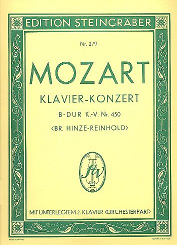 W.A. Mozart: Klavierkonzert KV 450 B-Dur, 2Klav (KA)