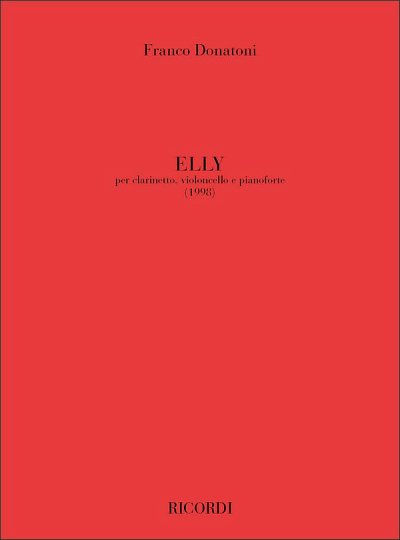 F. Donatoni: Elly (Part.)
