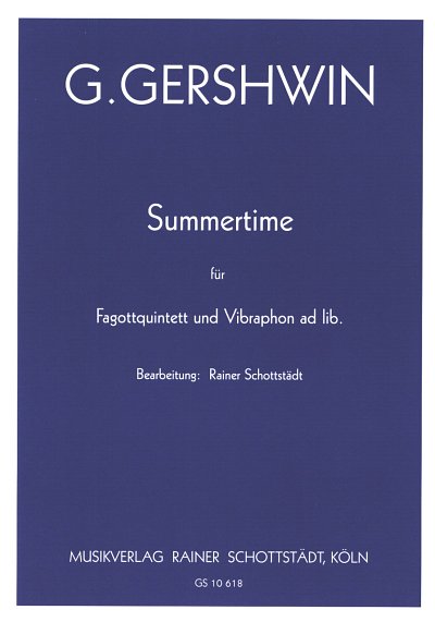 G. Gershwin: Summertime, 5Fag;Vib (Pa+St)