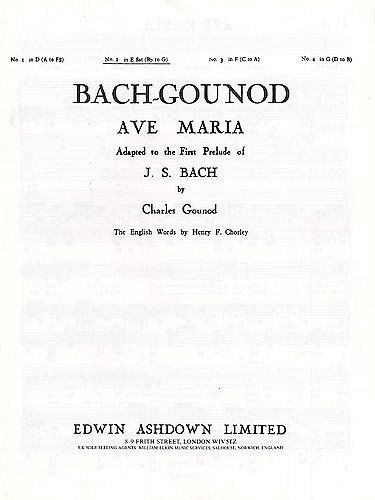 J.S. Bach: Ave Maria In E Flat Major