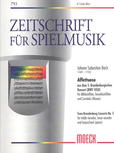 J.S. Bach: Affettuoso aus dem 5. Brandenburgischen Konzert BWV 1050