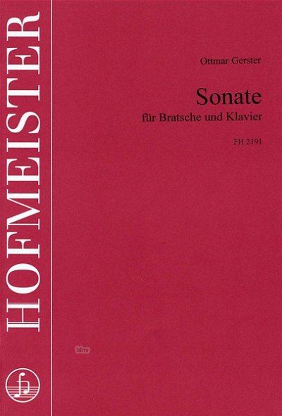 O. Gerster: Sonate für Viola und Klavier
