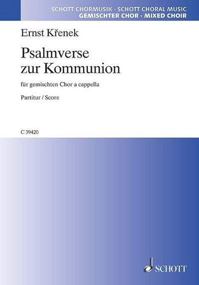 DL: E. Krenek: Psalmverse zur Kommunion, GCh4 (Chpa)