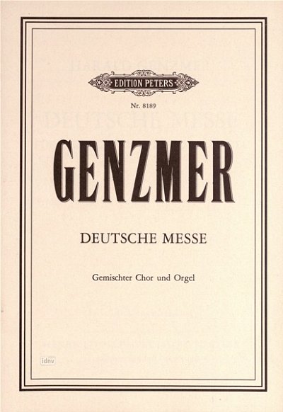 H. Genzmer: Deutsche Messe