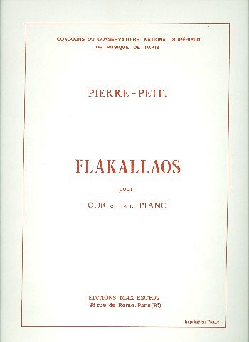 Flakallaos Cor/Piano, HrnKlav (Part.)