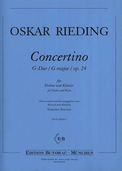 O. Rieding: Concertino G-Dur op. 24, VlKlav (KlavpaSt)