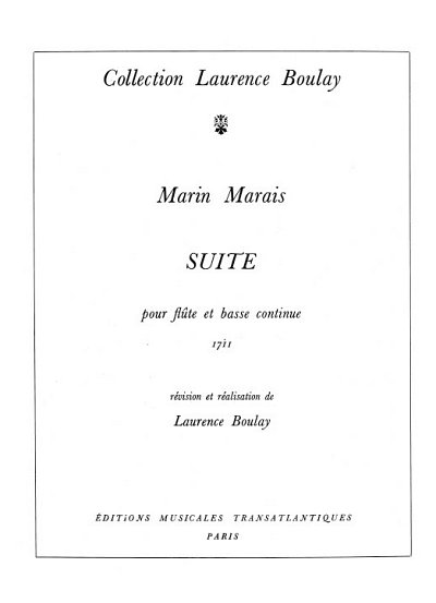 M. Marais: Suite No.4, FlKlav (Bu)