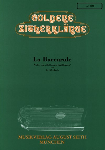 J. Offenbach: Barcarole, Zith