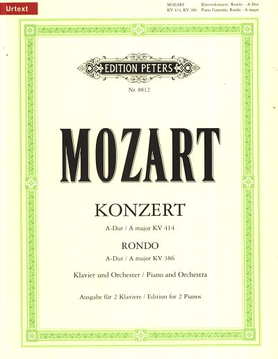 W.A. Mozart: Konzert A-Dur KV 414 / Rondo A-D, KlavOrch (KA)