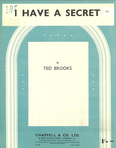 Ted Brooks: I Have A Secret