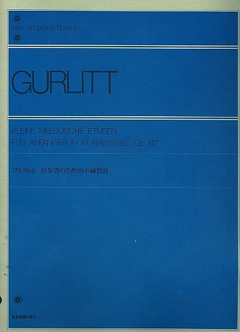 C. Gurlitt: Kleine melodische Etüden für Anfänger im K, Klav