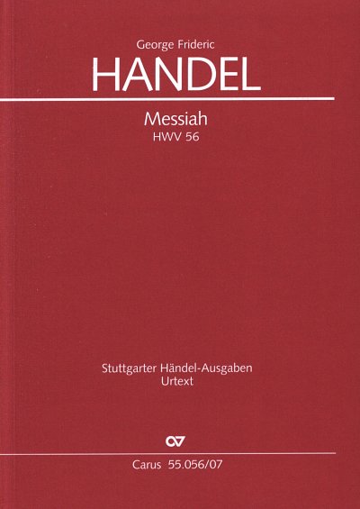 G.F. Haendel: Messiah (Messias) HWV 56, 4GesGchOrcBc (Stp)