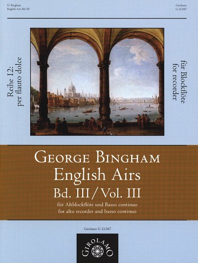 G. Bingham: English Airs 3