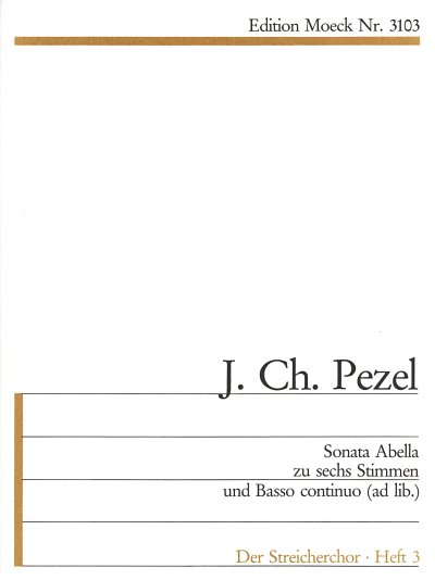 J.C. Pezel: Sonata Abella, StroBc (Pa+St)