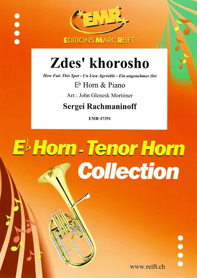 S. Rachmaninow: Zdes' khorosho, HrnKlav