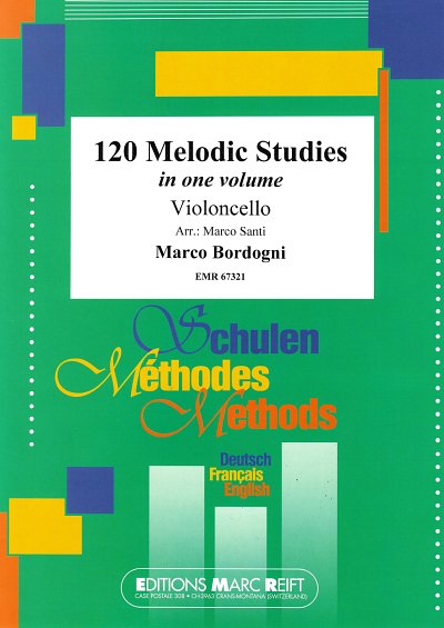M. Bordogni: 120 Melodic Studies in  one volume, Vc