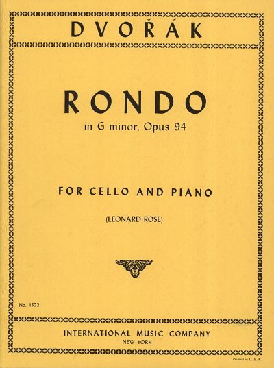 A. Dvo_ák: Rondo' Op. 94 (Rose) (Bu)