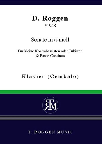 D. Roggen: Sonate a-moll, Kb/TbKlav (KlavpaSt)