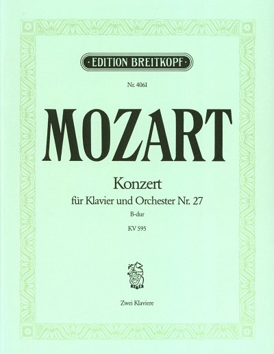 W.A. Mozart: Konzert 27 B-Dur Kv 595 - Klav Orch