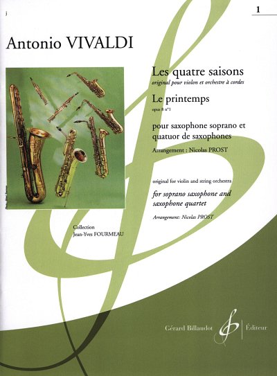 A. Vivaldi: Les quatre saisons - Le printemps op. 8/ (Pa+St)