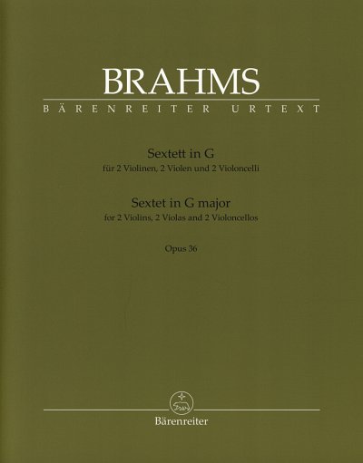 J. Brahms: Sextett G-Dur op. 36, 2Vl2Vle2Vc (Stsatz)