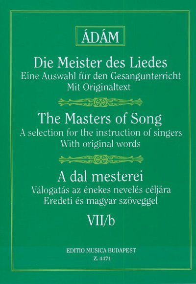 F. Schubert: Die Meister des Liedes 7b